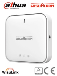 DAHUA DHT1420004 DAHUA WISUALARM DHI-HY-GW01A - Gateway Inalambrico con comunicacion dual Ethernet y WiFi Cuenta con 4 indicadores LED Centraliza hasta 24 dispositivos Wisulink para monitoreo a trav