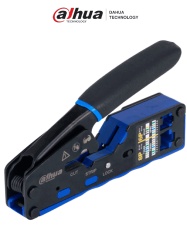 DAHUA DHT1600002 DAHUA DH-PFM914 - Herramienta de Terminado y Corte de Plugs RJ45 y RJ11 Pass Trough/ Multifunciones Cortador y Pelador de Cable Fabricada en Acero A3 Mango Ergonomico PP y TPR/