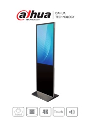 DAHUA DHT2080008 DAHUA LDV55-SAI400TK - Totem de senalizacion digital de 55" con pantalla Touch Screen. Resolucion 4K 178 de visualizacion.