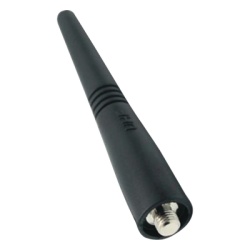 DEPR450 Antena UHF Helicoidal / 400-470 MHz / Ganancia 0 dBd / Perfil Recortado 170 mm / Conector Rosca Monopolo / Omnidireccional Vertical