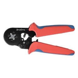 DONG CHENG D156701 Pinza de 6" para Ponchar / Prensar Conectores de Casquillo o Ferrules 26-8 AWG.