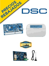 DSC DSC2480093 DSC NEO-LCD-LE4050M ACTUALIZACION- Kit Neo 32 Zonas Panel HS2032 / Teclado Alfanumerico HS2LCDN/ Comunicador LE4050m con 1 ano de servicio