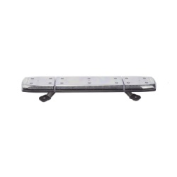 ECCO 11024CACEMG Mini Barra de 24 Pulgadas 144 Led Con Montaje Magnetico y Luces Ultra Brillantes Dual Color Ambar/Claro Ideal para Seguridad Privada