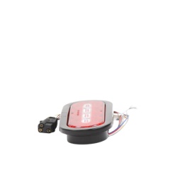 ECCO ED3060AW Plafon Ovalado de 7.5" Para Camiones de Transporte 18 LED Ultra Brillantes Color Rojo/Claro/Ambar
