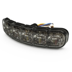 ECCO ED3794RW Luz Auxiliar de 12 LED Rojo /Blanco Lente Transparente