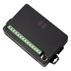 ENFORCER SECOLARM SK-910RD4 Receptor RF de 4 Canales / Alcance Hasta 80 Metros / Pulso Temporizado 0.5-99 Segundos o 1-99 Minutos