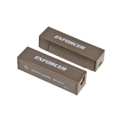 ENFORCER SECOLARM SM-433-TQ/B Contactos Magneticos de Montaje Superficial / Terminales Chapados en Oro / SPST (N.O.) / Circuito Cerrado / Iman Neodimio / 11/4" Brecha / Plastico ABS