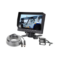 EPCOM EP790J Sistema Profesional de Camara de Reversa y Monitor Alambrico para Vehiculos de Trabajo y Montacargas