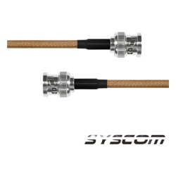 EPCOM INDUSTRIAL SBNC-142-BNC-60 Jumper con Cable RG-142/U de 60 cm con Conectores BNC Macho a BNC Macho.