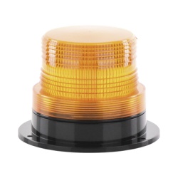EPCOM INDUSTRIAL SIGNALING X127A Burbuja Brillante de Larga Vida Util con 8 LEDs Color Ambar Domo Ambar 110 Vca