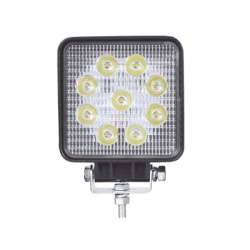 EPCOM INDUSTRIAL SIGNALING XD27F Luz de trabajo de 9 LED 2300 Lumenes 27 Watts 10-30 Vcc IP67