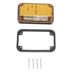EPCOM INDUSTRIAL SIGNALING XLTE2335A Luz de Advertencia de 7X4" Color Ambar Con Luz de Trabajo Ideal para Ambulancias - Img 5