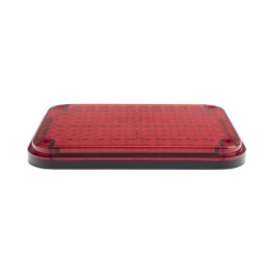 EPCOM INDUSTRIAL SIGNALING XLTE515RV2 Luz de Advertencia de 9X7" Color Rojo Ideal para Ambulancias