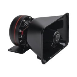 EPCOM INDUSTRIAL SIGNALING XYD100 Bocina de uso Rudo de 100 W Alto Rendimiento y Base en Aluminio 8 Ohms de Impedancia