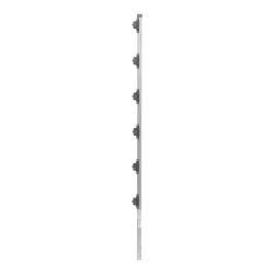 EPCOM INDUSTRIAL SYS-POST-10 Poste con 6 Aisladores de PASO para Cerca Electrificada. Tubo Galva. de 1.4m cal. 18 de 1" Diam. (Sin pintar).
