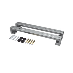 EPCOM INDUSTRIAL ZT-MPF-180 ZT-MPF-180 Base para piso universal ajustable para capacidades de 1 a 3 toneladas con pernos deslizables y amortiguacion
