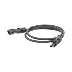 EPCOM POWERLINE CBLMC41MBLK Cable Fotovoltaico 1 m Negro Calibre 10 AWG con Terminales MC4 en Ambos Extremos