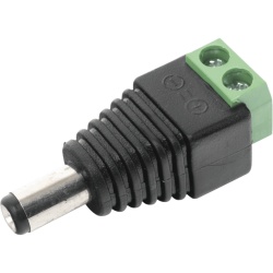 EPCOM POWERLINE JR-52 Adaptador de Alimentación DC / Conector Jack Macho 3.5 mm / Terminales de Tornillo / 12 Vcc Polarizado / Para CCTV - Img 2