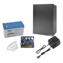 EPCOM POWERLINE KIT16B3LK7 Kit de Fuente de Poder con Respaldos / 12 VCC a 4 A / Batería 12 V 7 Ah / Transformador 16-24 VCA / Protección Sobretensión y Cortocircuito