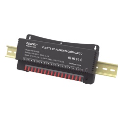 EPCOM POWERLINE NV-1615.DC Fuente de Poder / 16 Canales / Salida Ajustable 12/13.5/15 Vcc / 16 A / 48 W / Montaje en Pared / -20°C a 70°C
