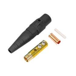 EPCOM PROAUDIO EPCAMLOCK400AFBLACK Conector Camlock Hembra / 400 Amperes / AC 600V / Abrazadera Compresion / Plastico Ingenieria / Varios Colores / Cable 2/0 AWG a 4/0 AWG