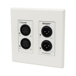 EPCOM PROAUDIO EPPWPD22XLR Extensor de Audio Analogico XLR a Dante® | 2 Entradas y 2 Salidas | Conversion Digital de Audio | PoE IEEE 802.3af | Phantom Power 48V | Latencia Configurable 1-5ms | Rango - Img 3
