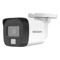 EPCOM PROFESSIONAL B8TURBOTWA [Dual Light + ColorVu] Bala TURBOHD 2 Megapixel (1080p) / Lente 2.8 mm / 30 mts IR EXIR + 20 mts Luz Blanca / Audiobidireccional / Exterior IP67 / Metal / dWDR