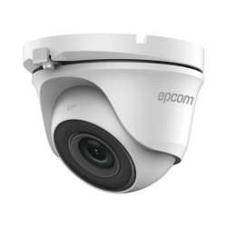 EPCOM PROFESSIONAL E50-TURBO-G3 Turret TURBOHD 5 Megapixel / 85Â° de Vision / Lente 2.8 mm / Exterior IP66 / IR EXIR 20 mts / TVI-AHD-CVI-CVBS / Metal
