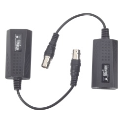 EPCOM TITANIUM TT-IP-CX Kit EXTENSOR IP por cable CABLE COAXIAL para distancias de HASTA 200 m / REUTILIZA EL CABLEADO EXISTENTE PARA CONECTAR CAMARAS IP / No Requiere Energia / Transmision en Tiempo
