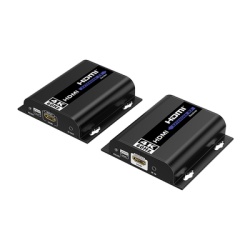 EPCOM TITANIUM TT6834K Kit extensor para distancias de hasta 200 metros | Resolucion 4K @60Hz | Cat 6 | Conexion uno a uno y uno a muchos hasta 120 mts | Compatible con Switch gigabit | Control IR