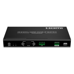 EPCOM TITANIUM TTMOIPTX Extensor HDMI sobre IP | Transmisor | 4K@60Hz | 120 m | HDMI 2.0 | HDCP 2.2 | PoE | RS-232 | IR Bidireccional | Multicast - Img 2