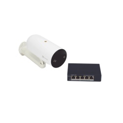 EZVIZ CS-H5/3MP/POE/KS2 Kit de camaras PoE Para Uso en Exterior / PoE Estandar Af / 2 piezas CS-H5/3MP/ 1 Pieza de Switch DS-3E1505P-EI/M / Vision Nocturna a Color / IP67 / Audio Bidireccional / Luz y - Img 3
