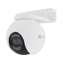 EZVIZ CS-H80X Camara PT / Wi-Fi / Lente Dual / Panoramica 360Â° / Resolucion 4K / Vision Nocturna ColorFULL / IA Deteccion de Humanos y Vehiculos / Alarma con Sirena y Luz / IP65