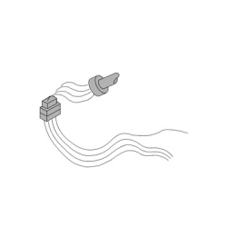 FAAC 7514225 CABLE DE MOTOR DE 1.2 M PARA BARRERA SERIE 615
