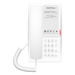 FANVIL H4WW Telefono IP Hotelero Wi-Fi 6 / 2 Lineas SIP / Doble Banda 2.4/5 GHz / 5 Teclas Programables / Puerto USB-A / PoE 802.3af / Audio HD