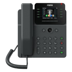 FANVIL V62W Telefono IP Wi-Fi Empresarial Bluetooth 12 lineas SIP pantalla a color 2.8" PoE puertos Gigabit conferencia local de 6 vias.