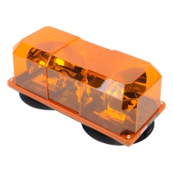 FEDERAL SIGNAL 450-142-02 Mini Barra de luces de 15" HighLighter Halogeno con domo Ambar Montaje de Succion e Iman