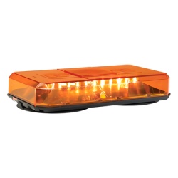 FEDERAL SIGNAL 454-204-02 Mini barra de luces Highlighter LED Solaris con montaje de succion e iman (color ambar)