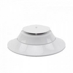FIRE-LITE H-365 Detector Direccionable de Temperatura Fija a 57 C para uso  con Paneles Direccionables Fire-Lite Color Blanco