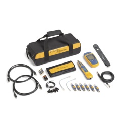 FLUKE NETWORKS MS2-KIT Kit Profesional de Verificador de Red MicroScanner2 para Comprobacion de Redes de Voz Datos y Video con Pantalla LCD Retroiluminada