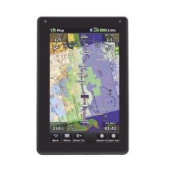 GARMIN 10-02303-00 Navegador portatil aera 760 muestra informacion de trafico aereo y una excelente visualizacion por medio de su pantalla con vision 3D touch screen.