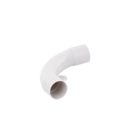 GEWISS DX-40-132 Curva de radio estrecho para tuberia rigida recomendado para cables de datos PVC Auto-extinguible de 32 mm