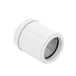 GEWISS DX-43-232 Conector de tuberia rigida a caja (Racor) PVC Auto-extinguible de 32 mm
