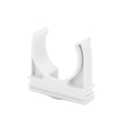 GEWISS GW-50-604 Soporte de presion (Abrazadera) PVC Auto-extinguible abierto para tuberia de 32 mm