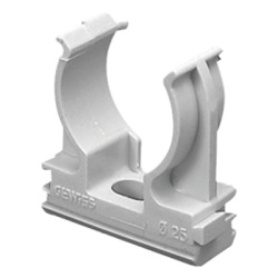 GEWISS GW-50-629 Soporte de presion (Abrazadera) PVC Auto-extinguible abierto para tuberia de 50 mm