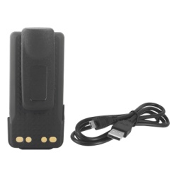GOOD 2 GO PC-PMNN4409 Bateria con cargador USB integrado de Li-Ion 2600MAH con clip para radios XPR3300/3500