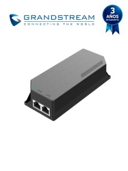GRANDSTREAM GS-POE15W-MG - Inyector PoE Gigabit/ Presupuesto PoE 15W/ Compatible con Equipos que Cuenten con Estándar IEEE802.3 AF/ Puertos 2.5G y 10G/ Plug-and-Play/ Alimentación 100-240VAC - Img 1