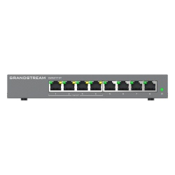 GRANDSTREAM GWN7711P Switch de Red Administrable Capa 2 Lite / 8 Puertos Gigabit Ethernet / 4 Puertos PoE / VLAN / QoS / Snooping IGMP / Montaje en Pared y Escritorio / Compatible con GDMS