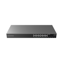 GRANDSTREAM GWN7802 Switch Gigabit Administrable / 16 puertos 10/100/1000 Mbps + 4 Puertos SFP Uplink / Compatible con GWN Cloud.