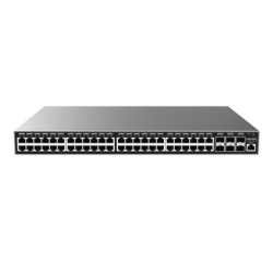GRANDSTREAM GWN7806P Switch Gigabit PoE+ Administrable / 48 puertos 10/100/1000 Mbps + 6 Puertos SFP+ / Hasta 400W / Compatible con GWN Cloud.